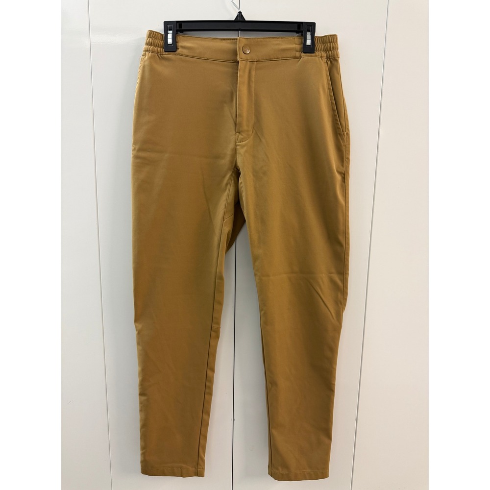The North Face Mens Tan Brown Elastic Waist Outdoor Hiking Pants Size 30